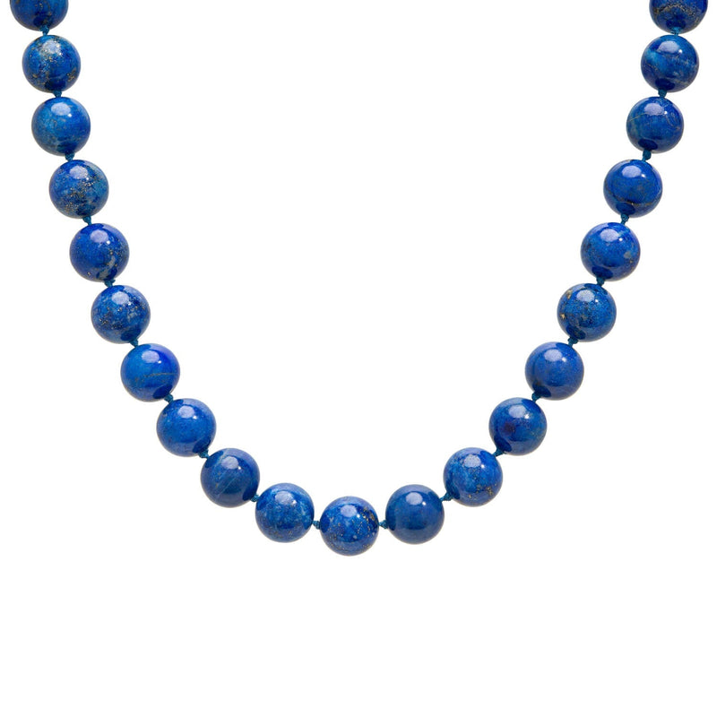 Periwinkle Blue Seed Bead Necklace, Thin 1.5mm Single Strand – Kathy  Bankston